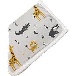 Одеяло детское Kaiser Зоо зима 100х80 см бело-серое (65219)