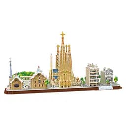 Пазл 3D CubicFun City Line Barcelona, 186 елементів (MC256h) - мініатюра 2