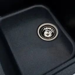 Кухонна мийка Platinum 7950 Equatoria гранітна глянцева з кріпленням 79x50 см антрацит (000035780) - мініатюра 5