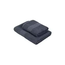 Рушник махровий Lotus Home - Ammi antrasit антрацит 50x90 - мініатюра 7