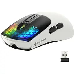 Мышь Attack Shark X5 Wireless White/Black (AS-6922456700225-WB) [159859]