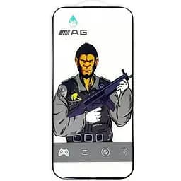 Захисне скло 5D Anti-static Matte (тех.пак) для Apple iPhone 17 / 16 Pro (6.3) Чорний