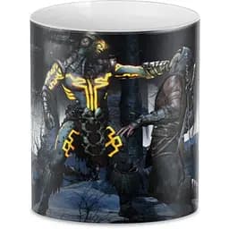 Кухоль GeekLand Mortal Kombat Мортал Комбат битва MK.02.25 330 мл білий