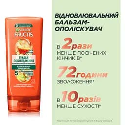 Бальзам-ополіскувач Garnier Fructis Гудбай пошкодження для всіх типів волосся 200 мл - мініатюра 4