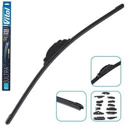 Щітка склоочисника Vitol Ultra 500-20" (безкаркасна) 13 адаптерів