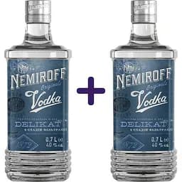 Горілка особлива Nemiroff Originals Делікат м'яка 40% 0.7 л х 2 шт. 