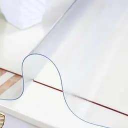 Силіконова скатертину М'яке скло Soft Glass Покриття для меблів 3.6х1.0м (товщина 1.0 мм) Матова - мініатюра 3