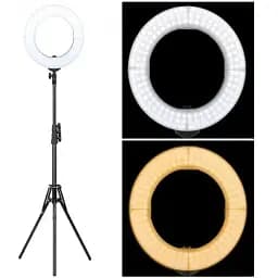 Тримач з кільцевим освітленням Zomei ZM336 14" 180 см Tripod Stand 3200-5600K - мініатюра 4
