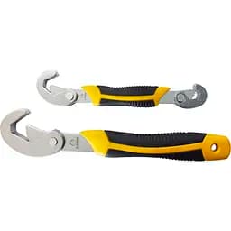 Набір трубних накидних ключів Сталь двокомпонентні рукоятки 9-32 мм 2 шт. (66504)