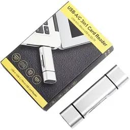 Концентратор XoKo AC-440 Type-C USB 3.0 and MicroUSB/SD Card Reader (XK-AС-440) - мініатюра 5