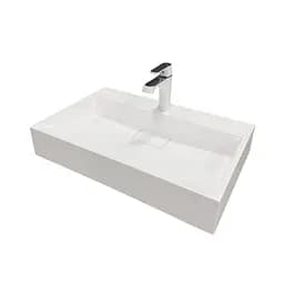 Умывальник накладной Adamant Vision 60 White 600x380x110 мм, искусственный камень 60 см