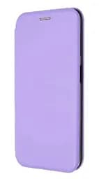 Чохол книжка Samsung Galaxy М22 еко-шкіра Premium Case для смартфона Фіолетовий