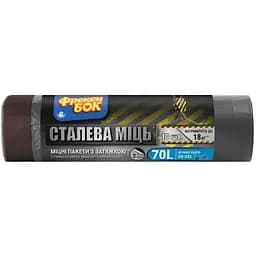 Пакети для сміття Фрекен Бок МАХ з затяжками багатошарові 70 л 10 шт.