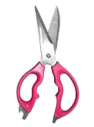 Многофункциональные кухонные ножницы 3в1 King Gary S‑229 с орехоколом и открывалкой 24,5см толщина 2мм Красный