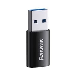 Перехідник USB 3.1 M to USB-C F black Baseus (ZJJQ000101) - мініатюра 2