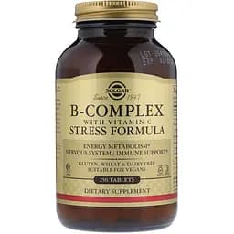 В-комплекс + Витамин С Solgar Stress Formula B-Complex with Vitamin С 250 таблеток