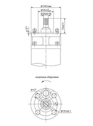 Насос відцентровий свердловинний DONGYIN 6SP17-13 380В 7.5кВт H 143(104)м Q 400(300)л/хв Ø145мм+пульт (з 3х частин) (7777043) - мініатюра 5