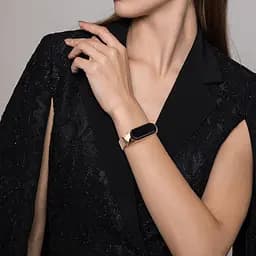 Ремінець для фітнес-браслета Boorui для Xiaomi Mi Band 5 і 6 міланська петля рожеве золото - мініатюра 6