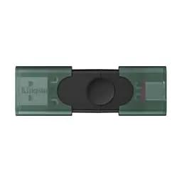 Флеш накопичувач USB 256Gb DataTraveler Duo, Green/Black Kingston teh0021095 - мініатюра 2