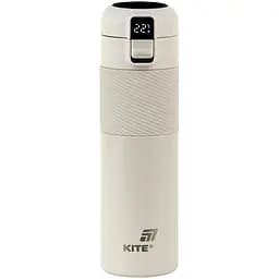 Термос с термодатчиком Kite бежевый 450 мл (K25-1227-1)