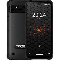 Смартфон Sigma mobile X-treme PQ56 черный, 2 Nano-Sim, 6,53" (1600x720) IPS, MediaTek Helio P22, RAM 6Gb, ROM 128Gb, microSD, GPS