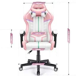 Комп'ютерне крісло Hell's Chair HC-1004 Rainbow Pink - мініатюра 7