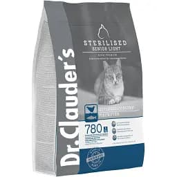 Сухой корм для стерилизованных кошек Dr.Clauder's High Premium Sterilised Senior Light с курицей и лососем 4 кг