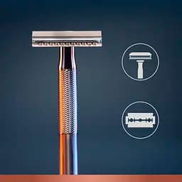 Подарунковий набір Gillette King C: Безпечна бритва + Гель для гоління 150 мл - мініатюра 4