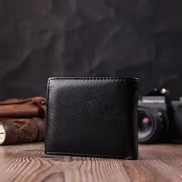 Чоловічий шкіряний гаманець ST Leather 11,3х9,6х1,5 см acs0028287 - мініатюра 7