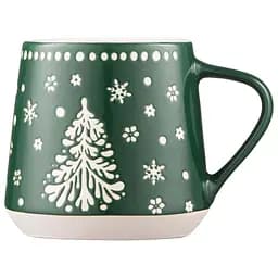 Чашка Ardesto Christmas New Year's кераміка 350 мл зелена (AR3091)