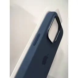 Оригінальний силіконовий чохол Apple Silicone Case MagSafe Storm Blue для iPhone 14 Pro (6.1") (MPTF3ZM/A) - мініатюра 8