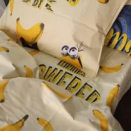 Простыня MirSon бязь Kids Time Minions and bananas 110х160 см (2200011493060)