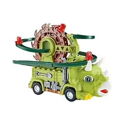 Трек YJ 388-73 автоматический подъемник, 3 машинки, колесо свободного хода, подсветка, звуки и мелодия