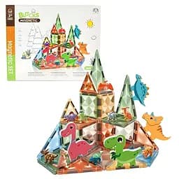 Конструктор магнитный Динозавры DIY Magnetic Building Blocks на 36 деталей (СН1214)