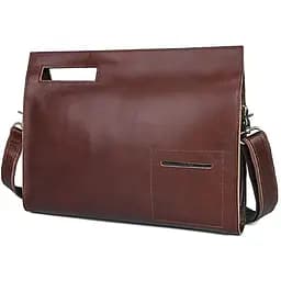 Шкіряна сумка-папка John McDee великий розмір 35х28х5.5 см sum0028324