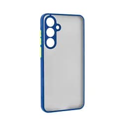 Чехол панель-накладка для Samsung Galaxy A55 5G (A556), Frosted Matte, синий, противоударный чехол с защитой всего корпуса, термополиуретан TPU + поликарбонат PC, ArmorStandart (ARM74337)