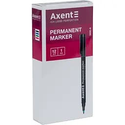 Набір маркерів Axent Permanent 2535-A круглий 1 мм 12 шт. чорний (2535-01-A) - мініатюра 2