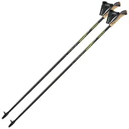 Трекінгові палиці для скандинавської ходьби Gabel FX-75 Snake Carbon Dual Spike, 125 см 125 Чорний-Жовтий