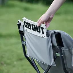 Стілець складаний Naturehike CNK23JU0001, світло-сірий - мініатюра 6