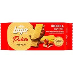 Вафли Gastone Lagо Poker с фундучным кремом 45 г (755997)