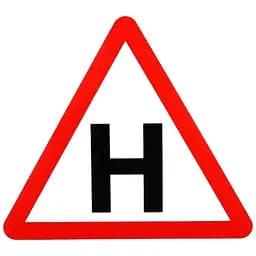Наклейка наліпка знак Навчальний 21x18см