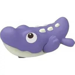 Водоплавна іграшка для ванної Bambi Крокодил заводна 10 см фіолетова 368-2  