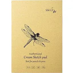 Блокнот-склейка для рисунка SM-LT Art Authentic А4 80г/м2 100л кремовый цвет