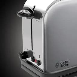 Тостер Russell Hobbs Oxford 1000 Вт метал довгі слоти сріблястий - мініатюра 6