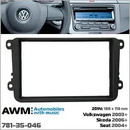 Перехідна рамка Volkswagen, Skoda, Seat AWM 781-35-046 - мініатюра 4