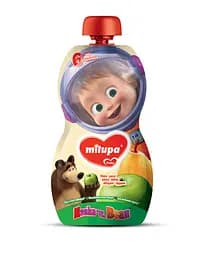 Фруктове пюре Milupa Pouch Яблуко-груша, 100 г