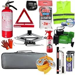 Набір автомобіліста CarLife ремонтний з домкратом (na_33)