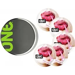 Презервативы One Flavor Waves Bubblegum фиолетовые 5 шт. в кейсе (ROZ6501052000)