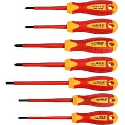 Набір викруток Yato діелектричних ізольованих до 1000 V 7 шт. (YT-2828)