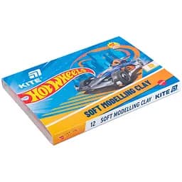 Пластилин восковой Kite Hot Wheels 12 цветов 240 г (HW25-1086-1)